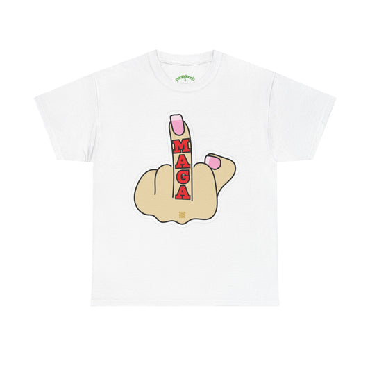 Graphic Tee Middle Finger MAGA Protest Shirt Sizes S–5XL