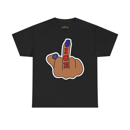 Graphic Tee Middle Finger ICE Protest Shirt Sizes S–5XL