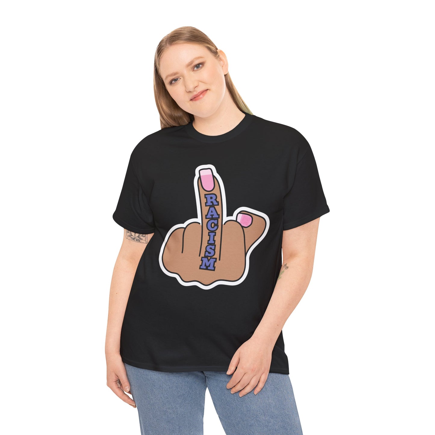 FUCK RACISM Unisex Heavy Cotton Tee