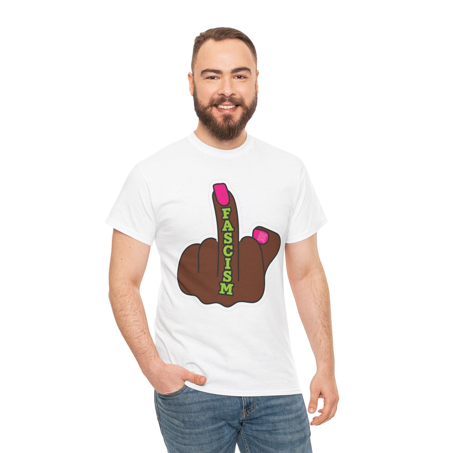 FUCK FASCISM Unisex Heavy Cotton Tee