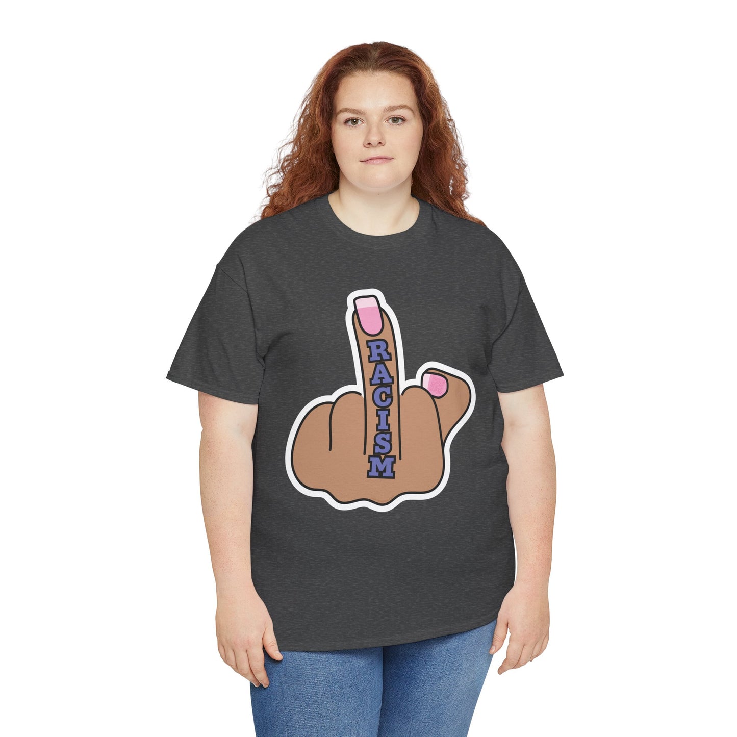 FUCK RACISM Unisex Heavy Cotton Tee