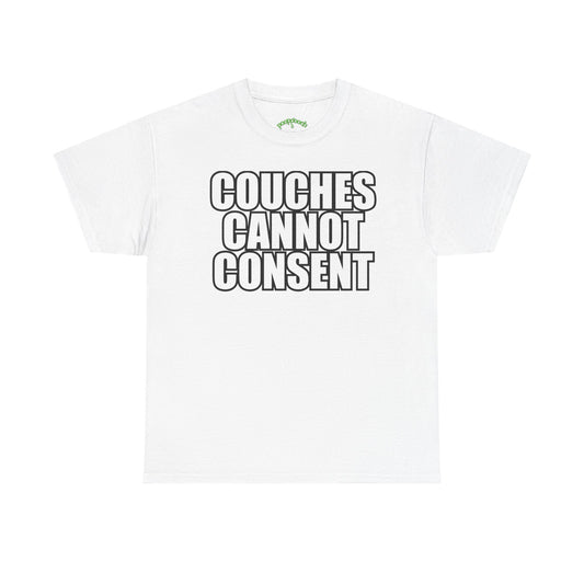 Graphic Tee COUCHES CANNOT CONSENT Protest Shirt Sizes S–5XL