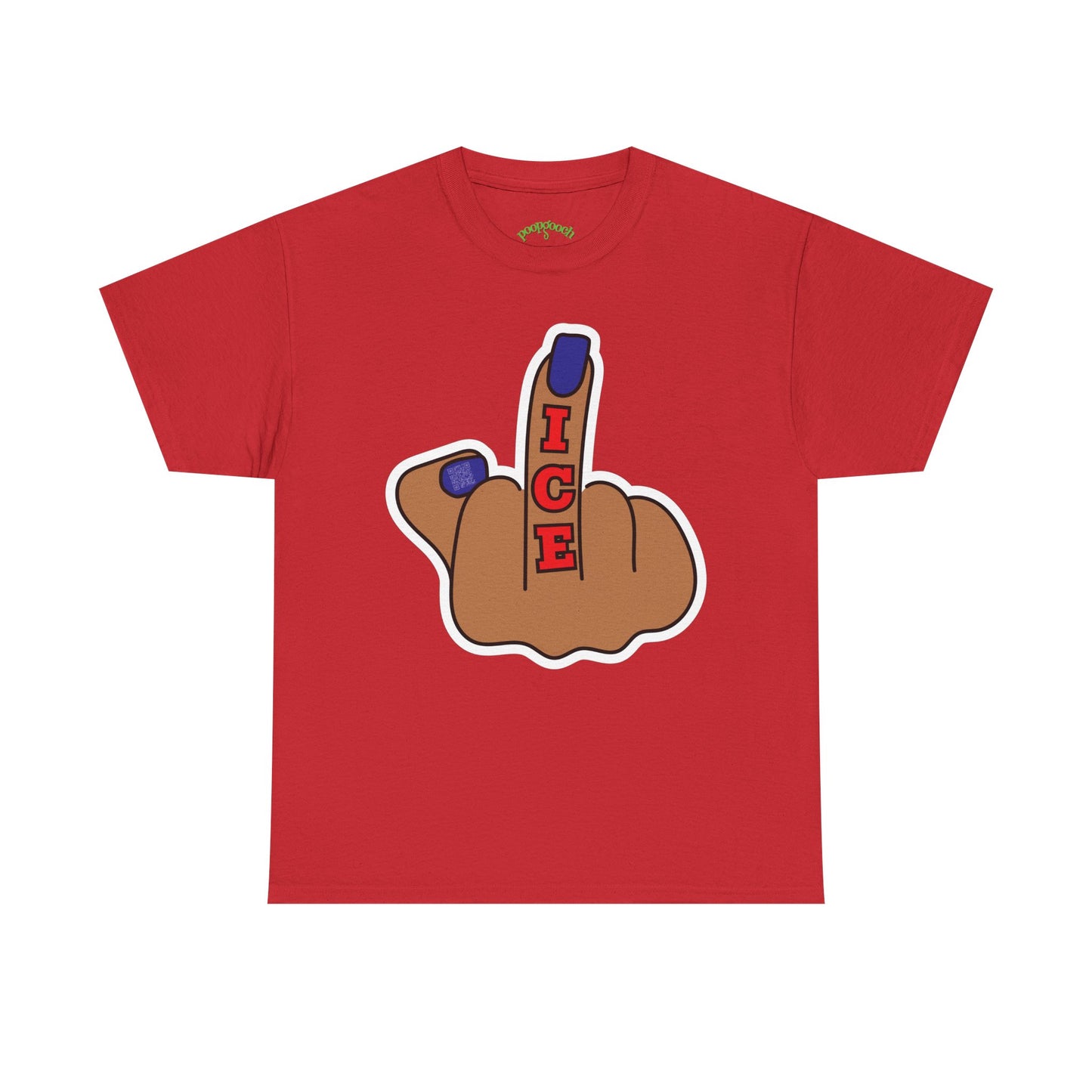 Graphic Tee Middle Finger ICE Protest Shirt Sizes S–5XL