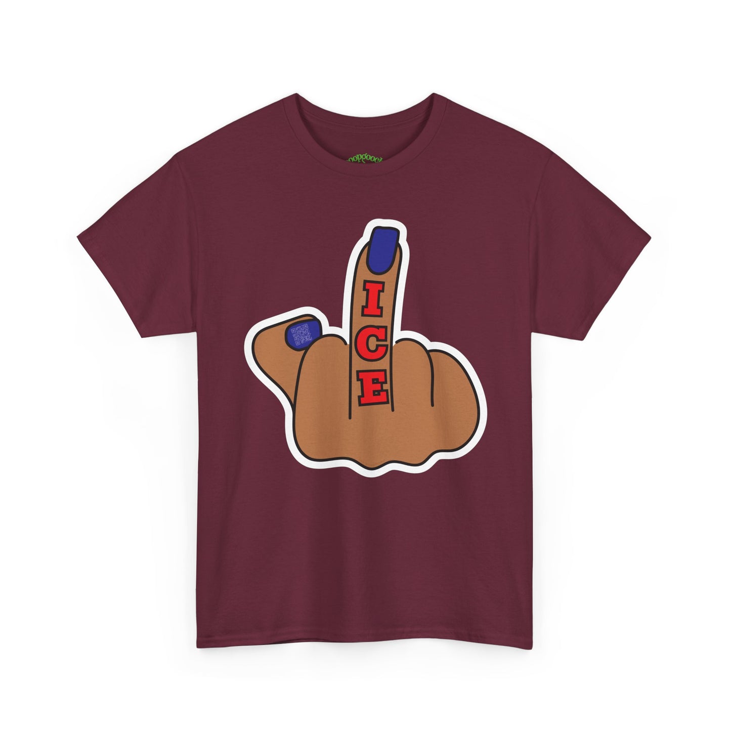 Graphic Tee Middle Finger ICE Protest Shirt Sizes S–5XL