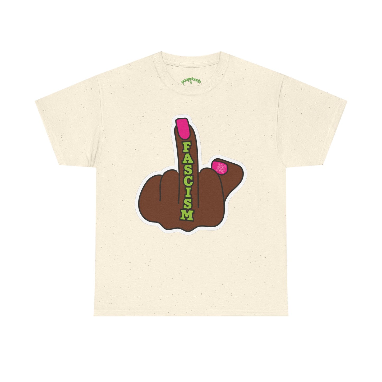 Graphic Tee Middle Finger FASCISM Protest Shirt Sizes S–5XL