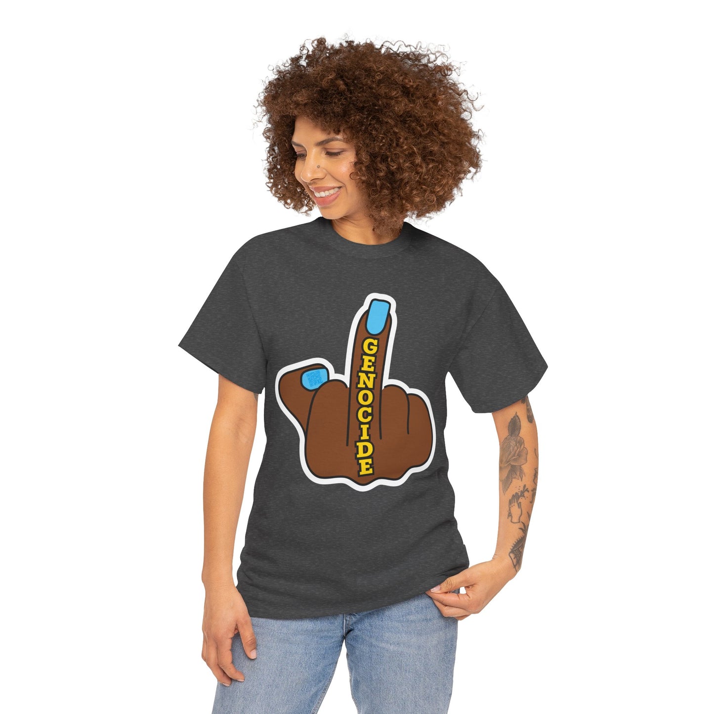 FUCK GENOCIDE Unisex Heavy Cotton Tee
