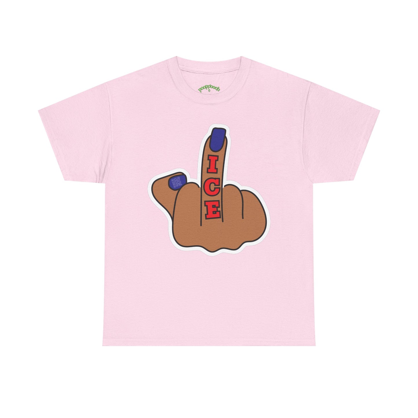 Graphic Tee Middle Finger ICE Protest Shirt Sizes S–5XL