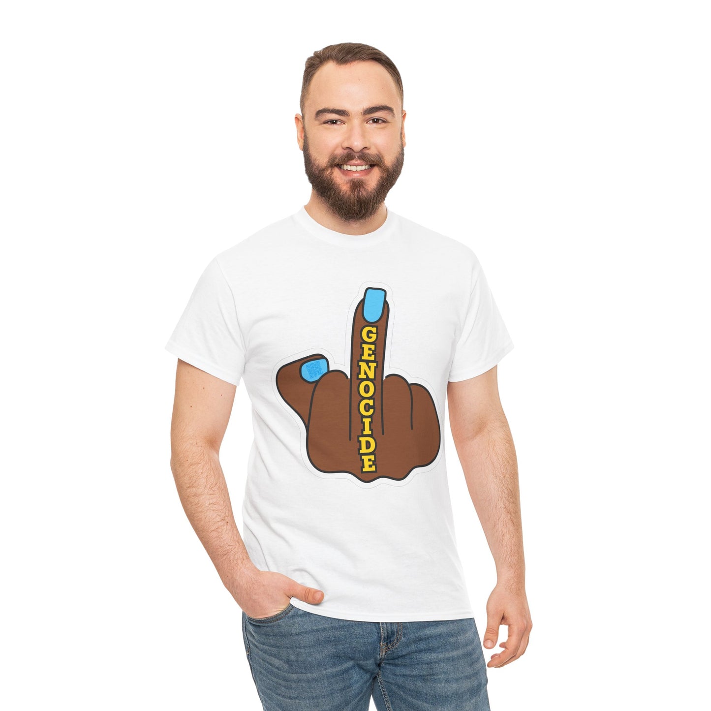 FUCK GENOCIDE Unisex Heavy Cotton Tee