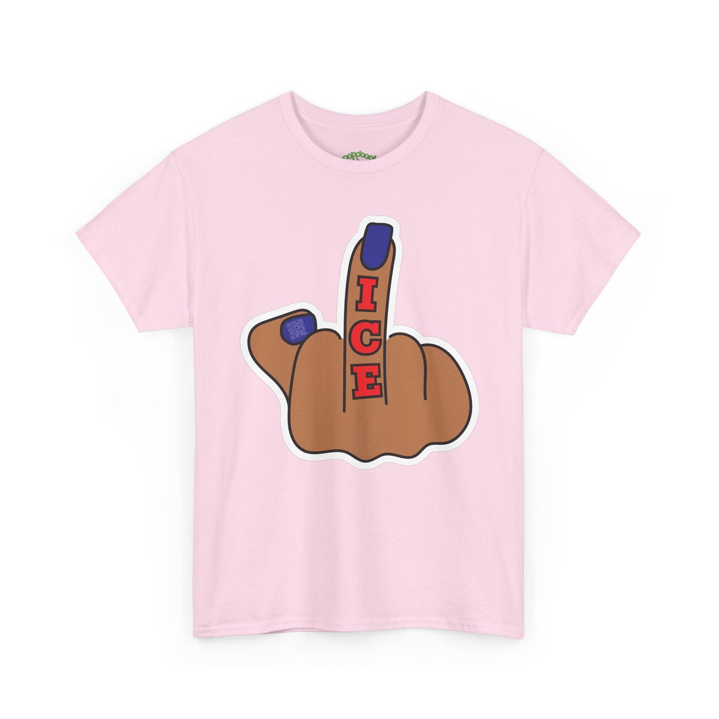 Graphic Tee Middle Finger ICE Protest Shirt Sizes S–5XL