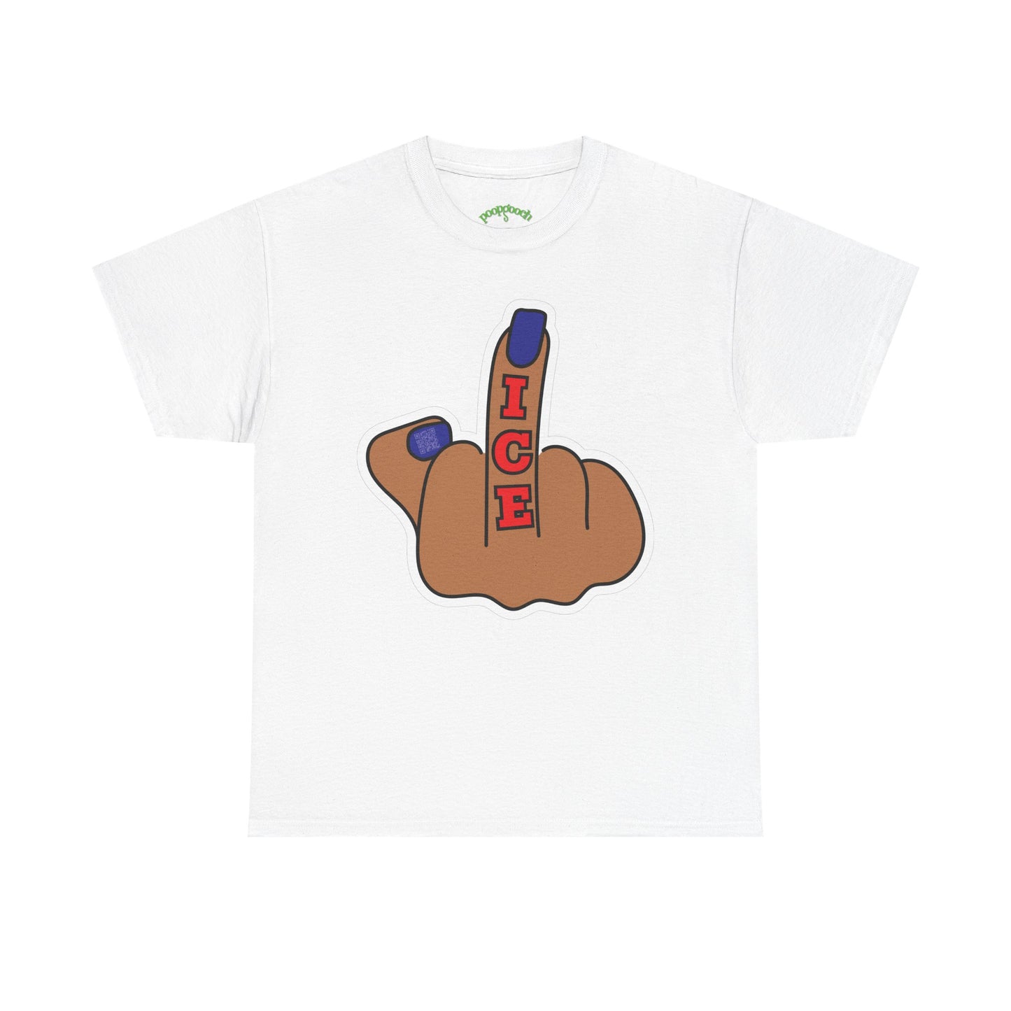 Graphic Tee Middle Finger ICE Protest Shirt Sizes S–5XL