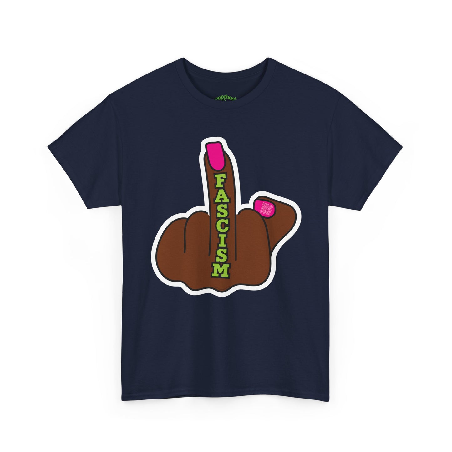 Graphic Tee Middle Finger FASCISM Protest Shirt Sizes S–5XL