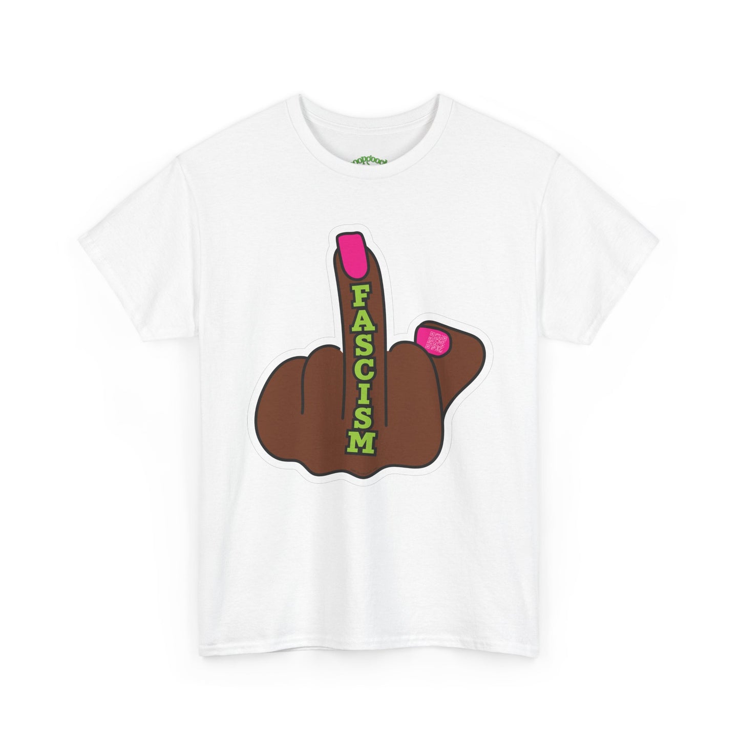 Graphic Tee Middle Finger FASCISM Protest Shirt Sizes S–5XL