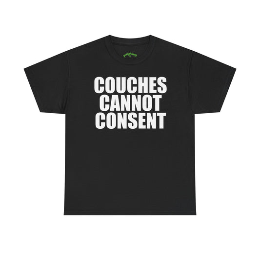 Graphic Tee COUCHES CANNOT CONSENT Protest Shirt Sizes S–5XL