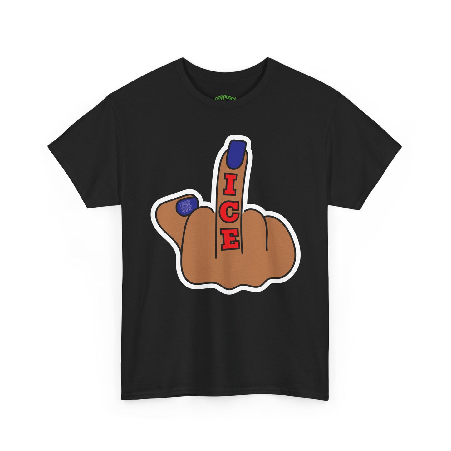 Graphic Tee Middle Finger ICE Protest Shirt Sizes S–5XL