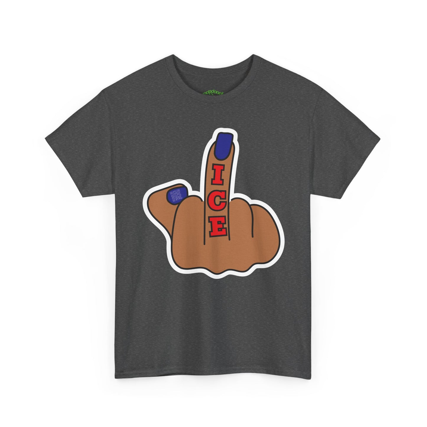 Graphic Tee Middle Finger ICE Protest Shirt Sizes S–5XL