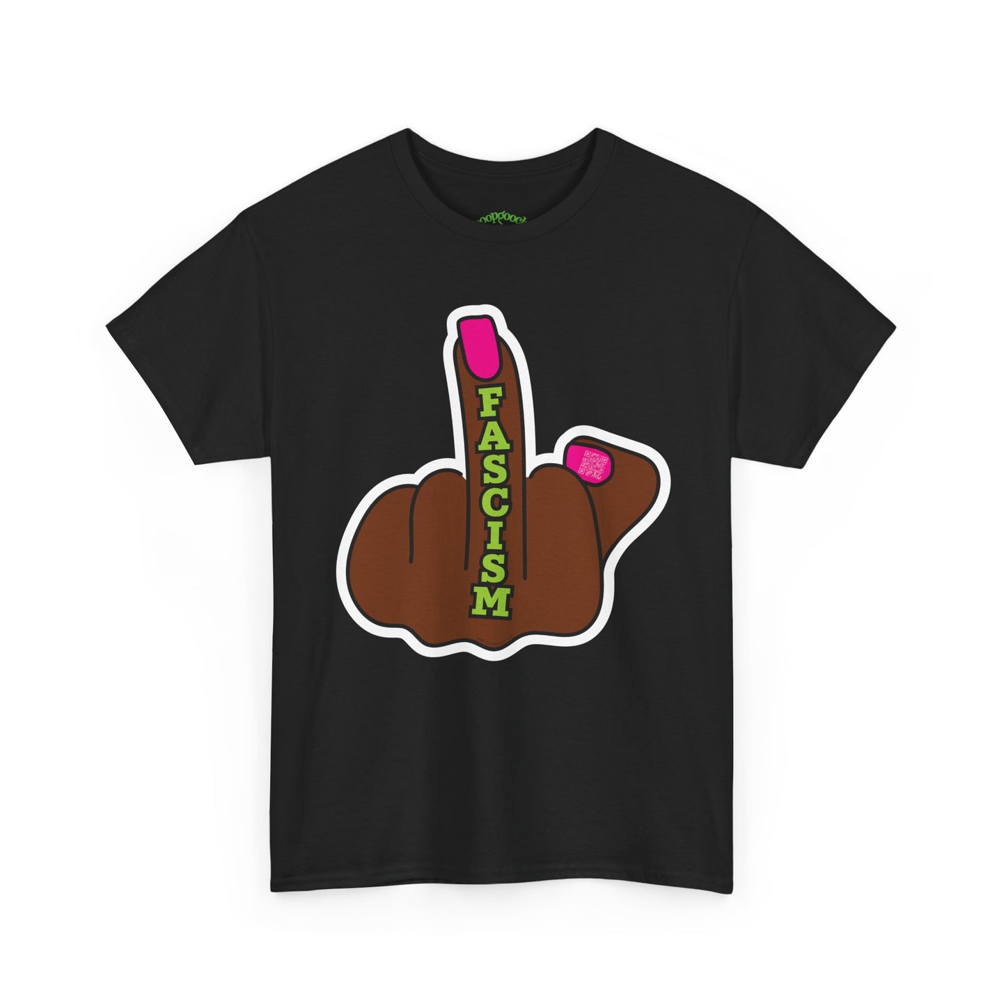 Graphic Tee Middle Finger FASCISM Protest Shirt Sizes S–5XL