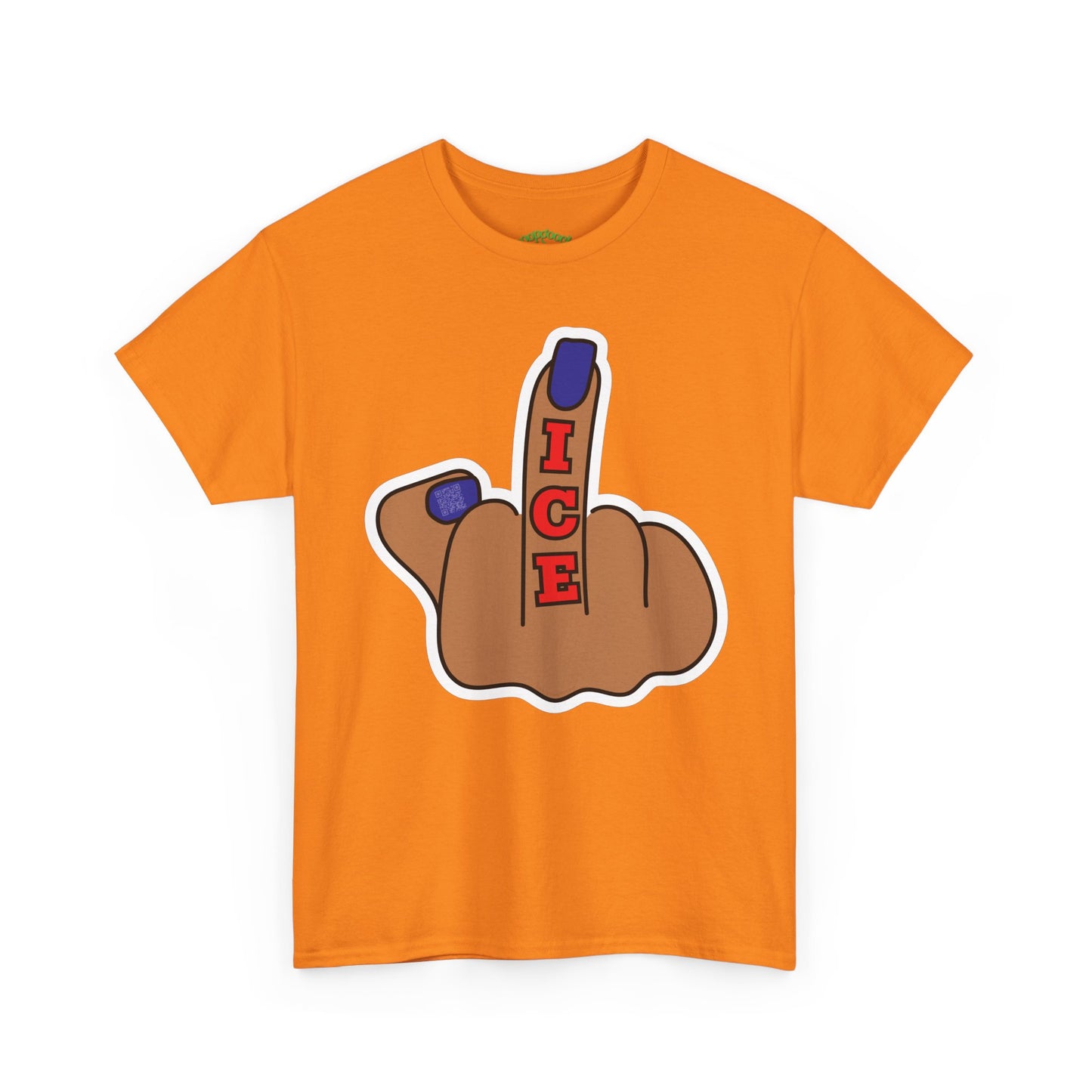 Graphic Tee Middle Finger ICE Protest Shirt Sizes S–5XL