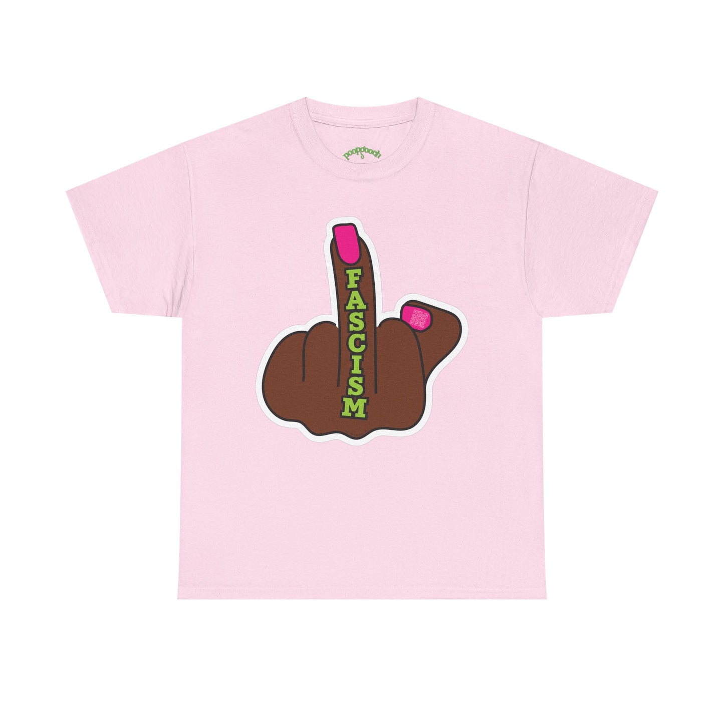 Graphic Tee Middle Finger FASCISM Protest Shirt Sizes S–5XL