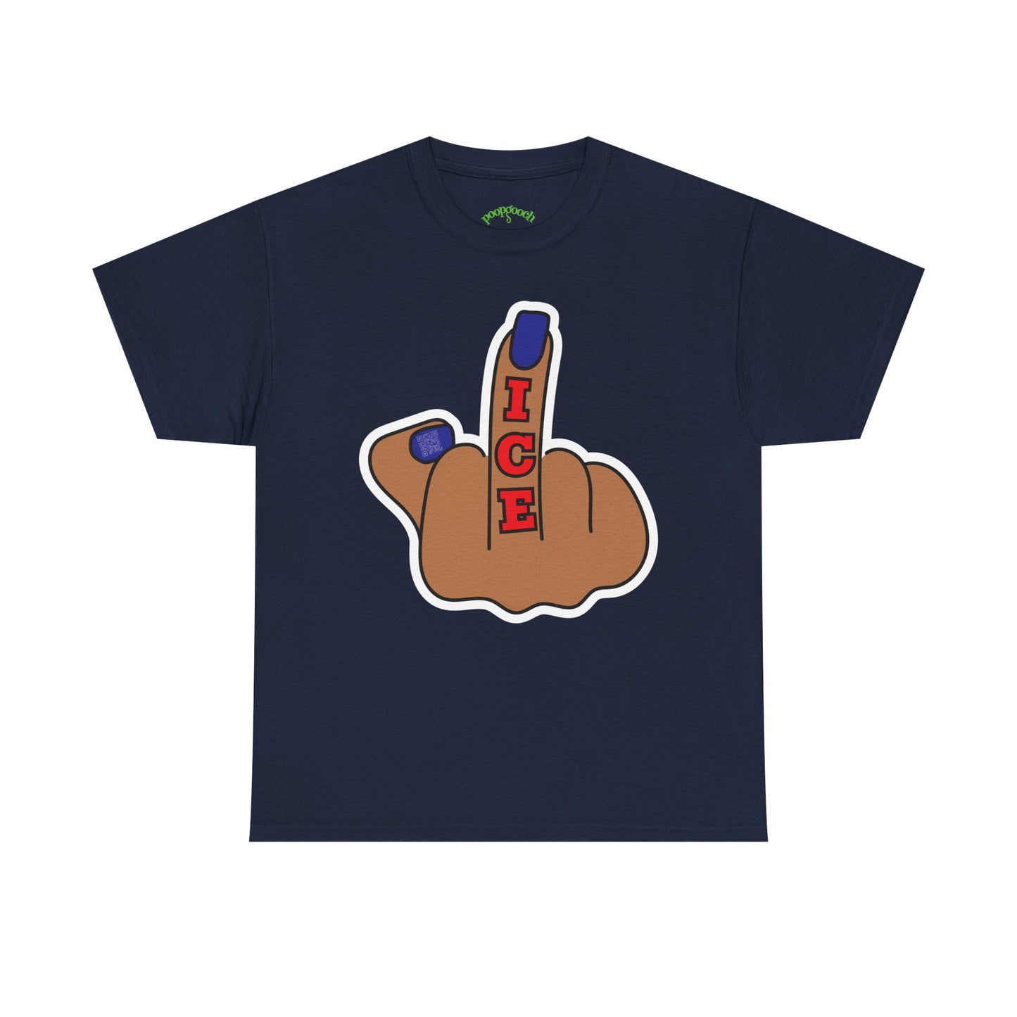 Graphic Tee Middle Finger ICE Protest Shirt Sizes S–5XL