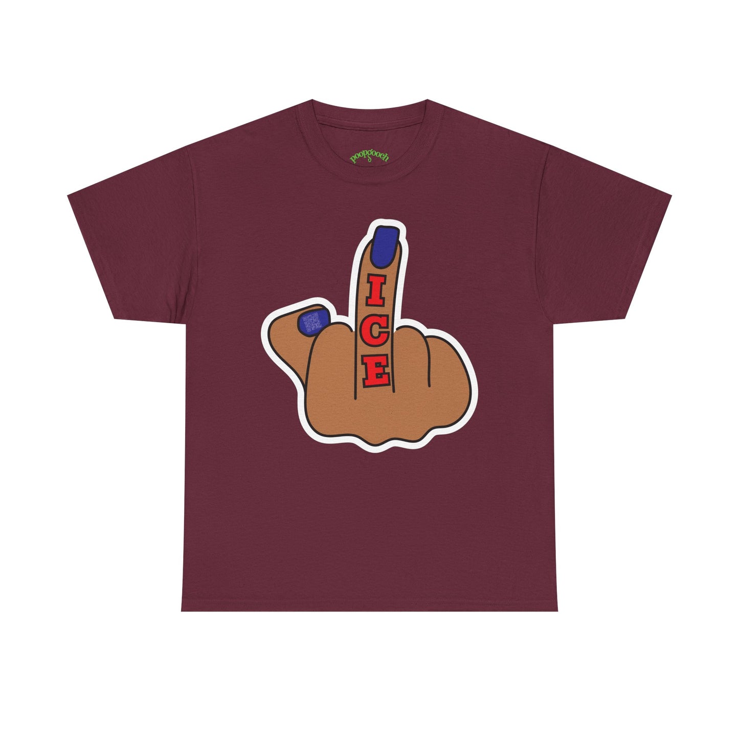 Graphic Tee Middle Finger ICE Protest Shirt Sizes S–5XL